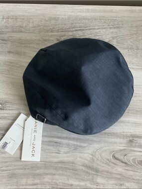 NWT Janie and Jack Kids Dark Navy Blue Newsboy Cap, 12-24 months